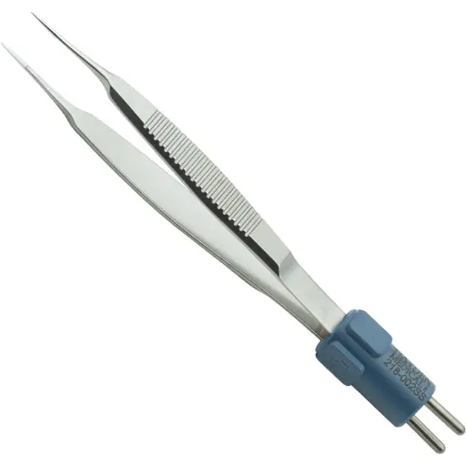 [218-002SS] Bipolar Forceps McPherson non-insulated